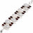 Moonstone Garnet Bracelet B4156