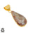 Crazy Lace Agate 24K Gold Plated Pendant  GPH1255