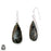Seraphinite in Pyrite 925 SOLID Sterling Silver Hook Dangle Earrings E423