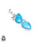 Lone Mountain Turquoise Blue Topaz Pendant & Chain P9119