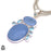 3 Inch Owyhee Opal Pendant & Chain P8152