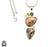 Scenic Agate Topaz Pendant & Chain P9285