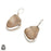 Coconut Agate 925 SOLID Sterling Silver Leverback Earrings E295