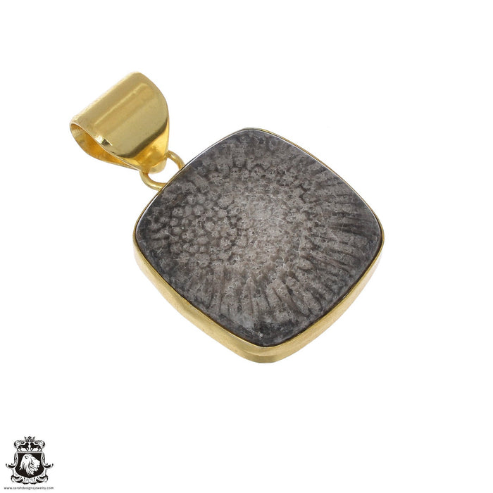 Stingray Coral 24K Gold Plated Pendant  GPH1124