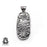 Chief Cochise with Bear  Carving Silver Pendant & Chain N232
