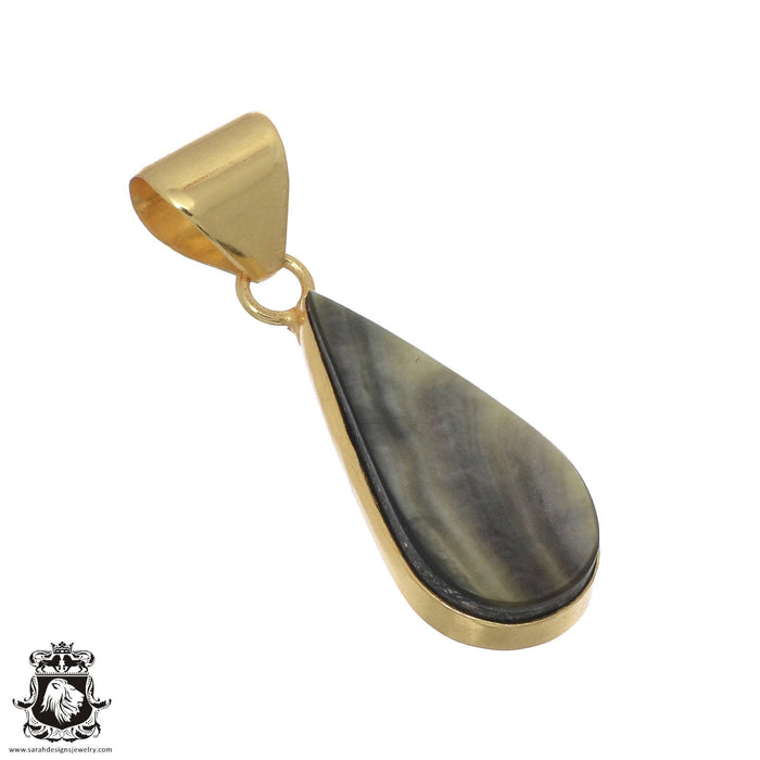 Mother of Pearl 24K Gold Plated Pendant  GPH702