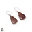 Strawberry Quartz 925 SOLID Sterling Silver Hook Dangle Earrings E445