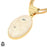 Solar Quartz 24K Gold Plated Pendant  GPH1687