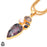 Eudialyte 24K Gold Plated Pendant  GP130