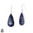 Sodalite 925 SOLID Sterling Silver Hook Dangle Earrings E453