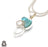 Larimar Pearl  Pendant & Chain P9369