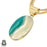 Banded Agate 24K Gold Plated Pendant  GPH845