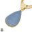 Owyhee Blue Opal 24K Gold Plated Pendant  GPH1065