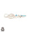 Rainbow Moonstone Aquamarine Pendant Gemstone Necklace • Minimalist Necklace P9083