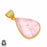 Rose Quartz 24K Gold Plated Pendant  GPH969