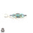 Larimar Abalone Pendant & Chain P9263