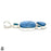 3 Inch Owyhee Opal Pendant & Chain P8350