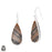 Stromatolite 925 SOLID Sterling Silver Hook Dangle Earrings E374