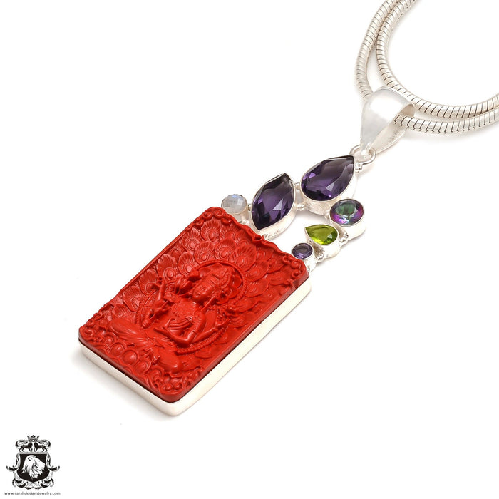 Blessed Hands Buddha Pendant & Chain P9153