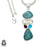 Larimar Pendant & Chain P7813