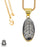 Orthoceras Fossil 24K Gold Plated Pendant  GPH813