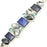 Dendritic Opal Lapis Lazuli Necklace Bracelet SET1025