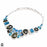 Labradorite Blue Topaz Necklace NK258