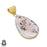Dendritic Opal 24K Gold Plated Pendant  GPH832