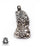 Flaunting Mermaid  Carving Silver Pendant & Chain N100
