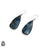 Pyritized Apatite 925 SOLID Sterling Silver Hook Dangle Earrings E376