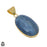 Owyhee Blue Opal 24K Gold Plated Pendant  GPH1064