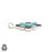 Abalone Larimar Pendant & Chain P9265