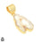 Mabe Biwa Pearl 24K Gold Plated Pendant  GPH1696