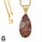 Noreena Jasper 24K Gold Plated Pendant  GPH945