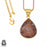 Noreena Jasper 24K Gold Plated Pendant  GPH944