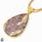 Crazy Lace Agate 24K Gold Plated Pendant  GPH603