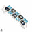 Labradorite Blue Topaz Bracelet B4245