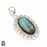 Labradorite Pendant 4mm Snake Chain P8484