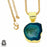 Tabasco Geode 24K Gold Plated Pendant  GPH961