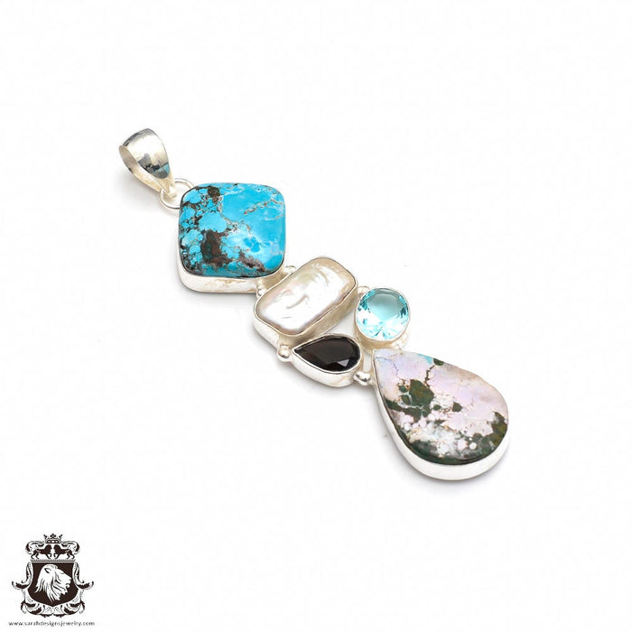 Turquoise Pendant & Chain P9311