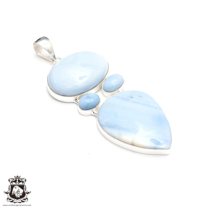 Owyhee Blue Opal Pendant & Chain P9305
