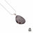 Geode Agate Drusy Fine Sterling Silver Pendant 4mm Snake Chain P6247