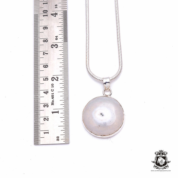 Stalactite Sterling Silver Pendant & Chain P6314