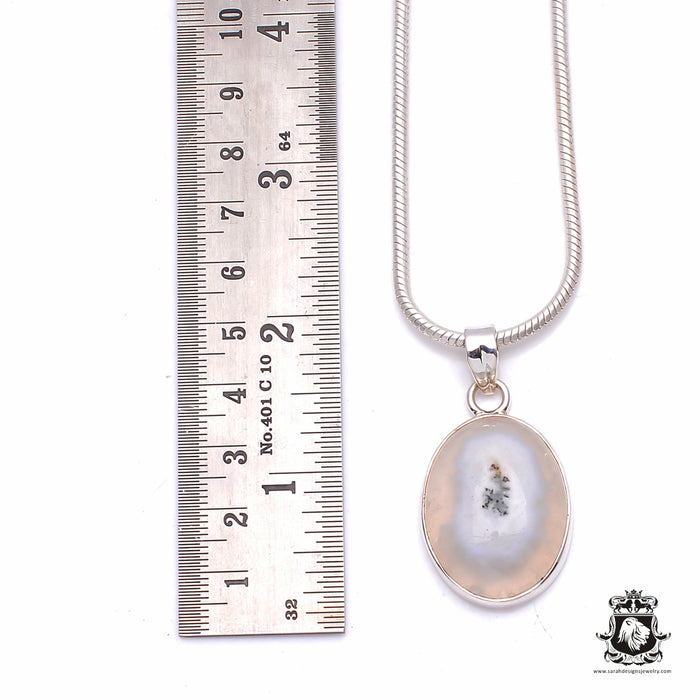 Stalactite Sterling Silver Pendant & Chain P6270