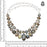 Labradorite Bracelet Necklace Set 625