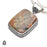 Crazy Lace Agate Pendant 4mm Snake Chain V748
