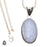 Blue Lace Agate Pendant & Chain  V543
