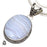 Blue Lace Agate Pendant & Chain  V544