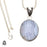Blue Lace Agate Pendant & Chain  V554