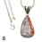 Crazy Lace Agate Pendant 4mm Snake Chain V1599